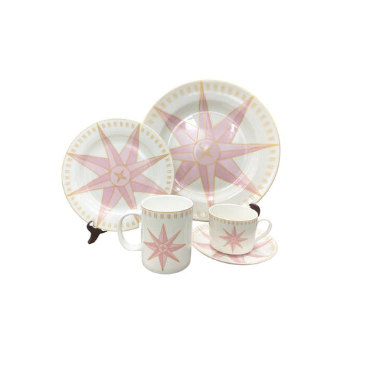 "Octagonal Star" Series of Tableware for 2 People