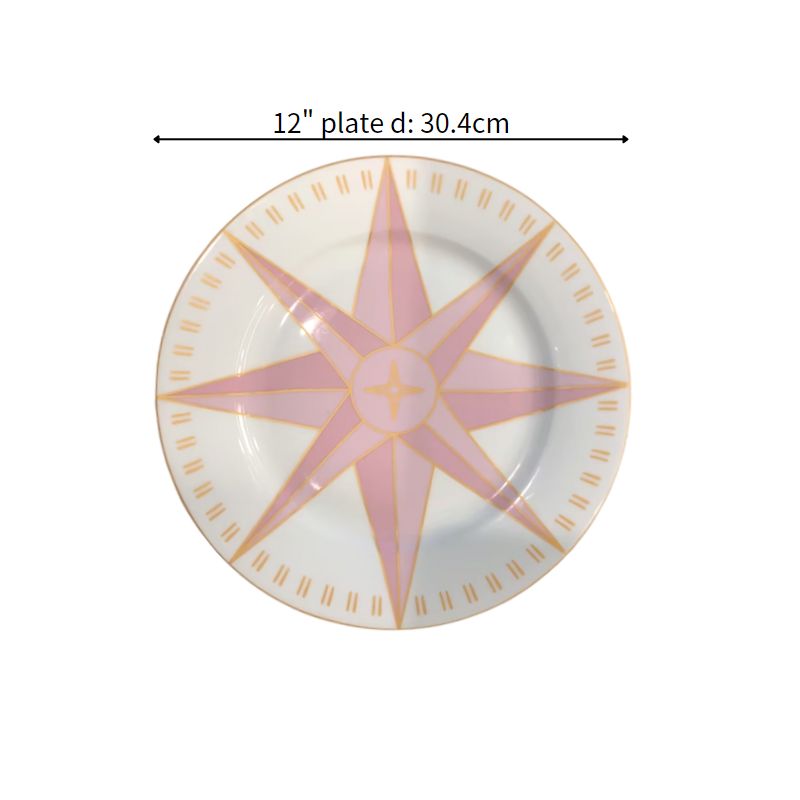 "Octagonal Star" Series of Tableware for 2 People