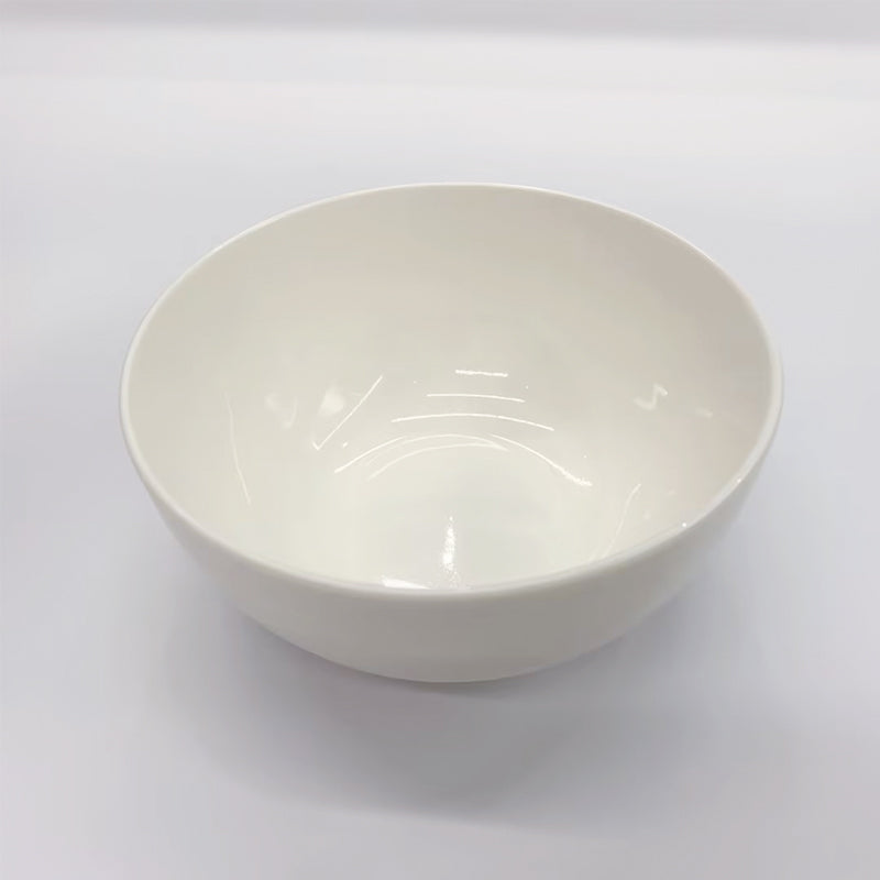 White New Bone China 5.5"6" Korean Bowl Salad Bowl Grain Bowl Soup Bowl