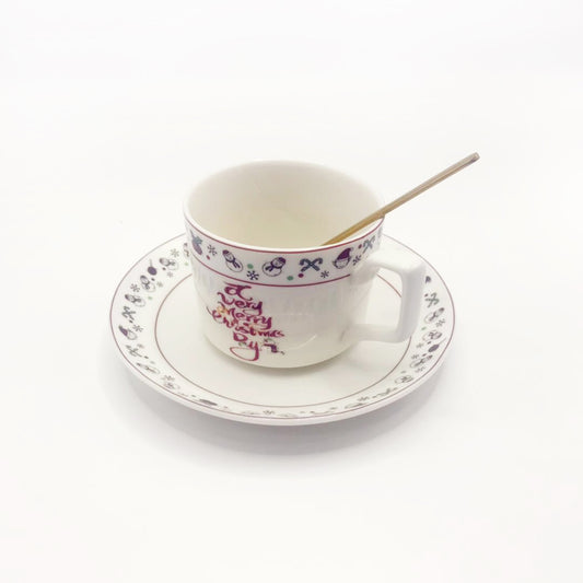 Sharp Dawson Christmas Cup and Saucer Set