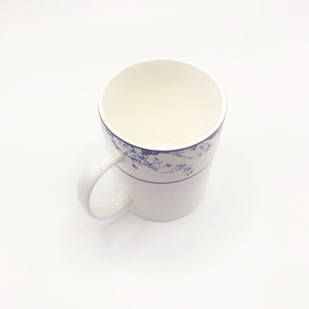 Blue and White Ceramic Mug Coffee Mug Milk Cup